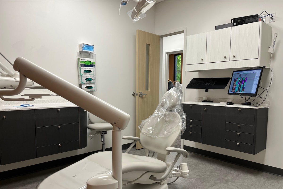 dental operatory inside of Afdent's Fort Wayne, IN dental office